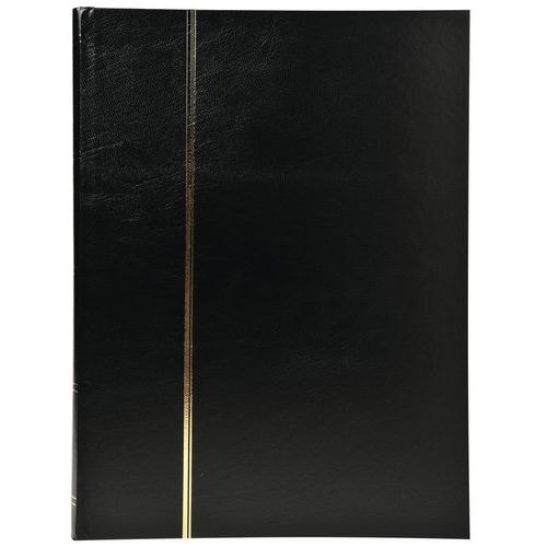 Album de timbres simili-cuir pages noires - Image principale
