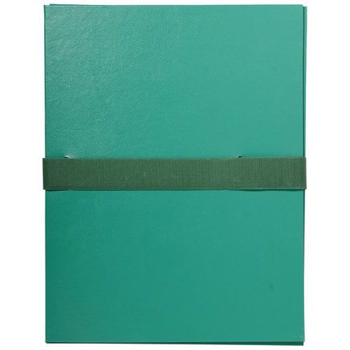 Lot de 10 chemises dos extensible Balacron et sangle scratch vert clair - Image principale