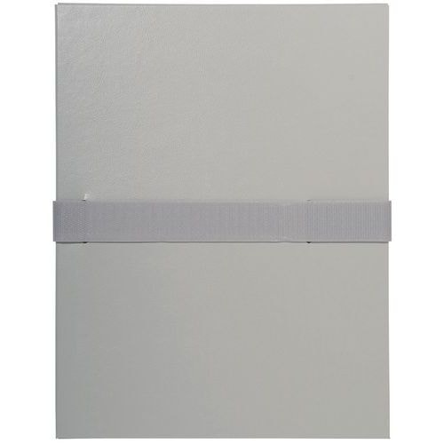 Lot de 10 chemises dos extensible Balacron et sangle scratch - gris - Image principale