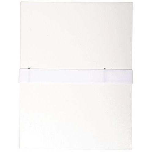 Lot de 10 chemises dos extensible Balacron et sangle scratch - blanc - Image principale