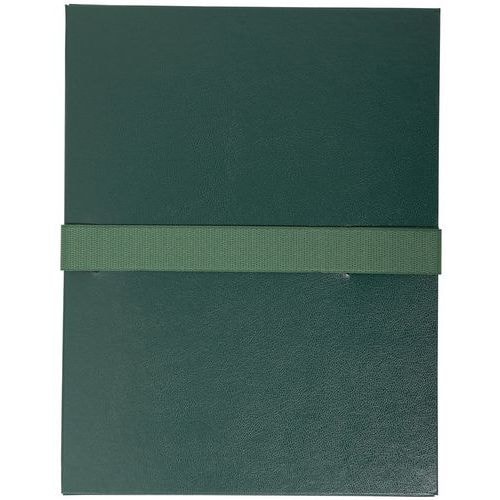 Lot de 10 chemises dos extensible Balacron et sangle scratch vert foncé - Image principale