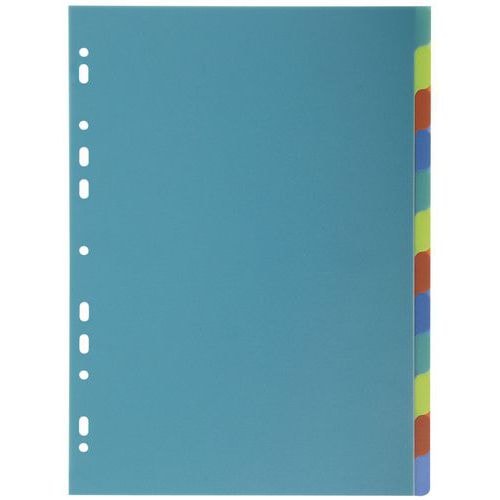 Lot de 15 Intercalaires polypropylène recyclé Forever 12 positions - A4 - Image principale