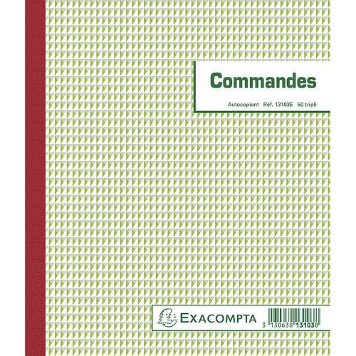 Lot de 5 Manifold commandes 21x18 cm 50 feuillets tripli autocopiants - Image principale