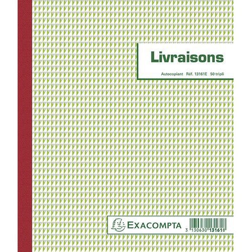 Lot de 5 Manifold Livraisons 21x18cm 50 feuillets tripli autocopiants - Image principale