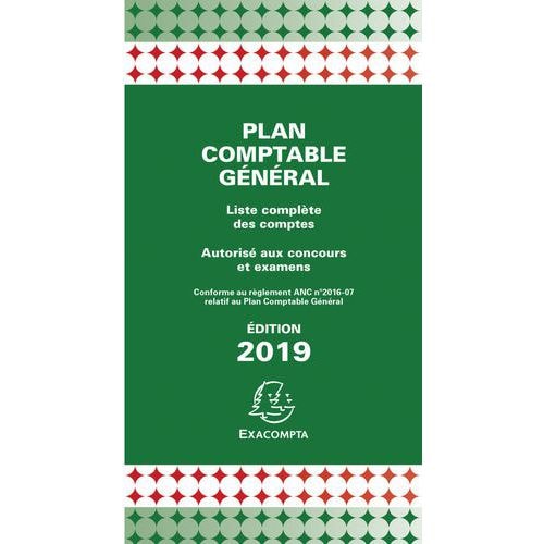 Lot de 10 Plan comptable général avec couverture plastique 17,5x9cm - Image principale