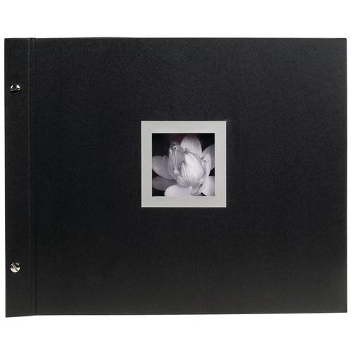Album photos à vis rechargeable 40 pages noires Ceremony - Image principale