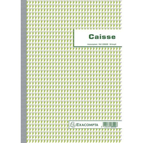Lot de 5 Manifold Caisse 29,7x21cm 50 feuillets dupli autocopiants - Image principale