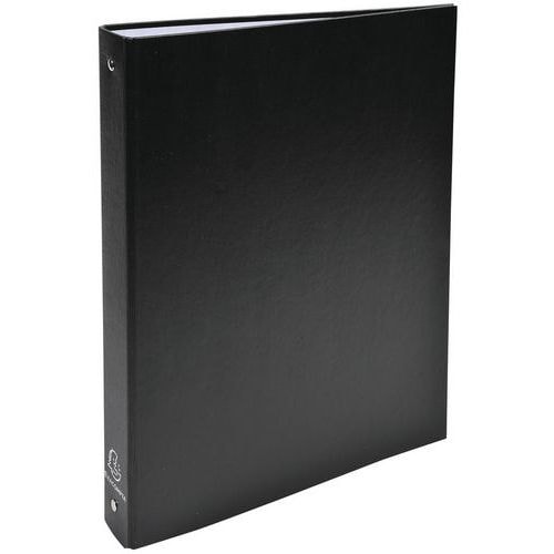 Lot de 20 Classeur rembordé polypropylène 4 anneaux 30mm - A4 - Noir - Image principale