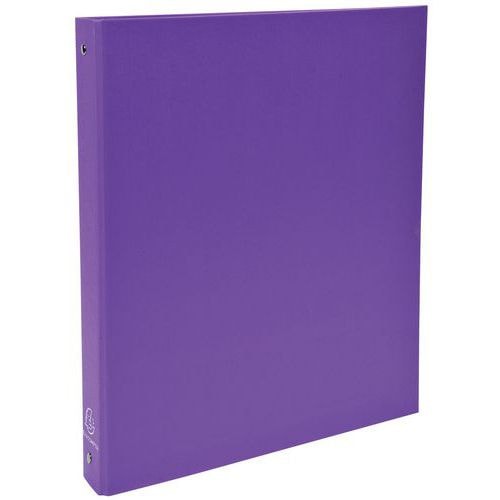Lot de 20 Classeur rembordé polypropylène 4 anneaux 30mm - A4 - Violet - Image principale
