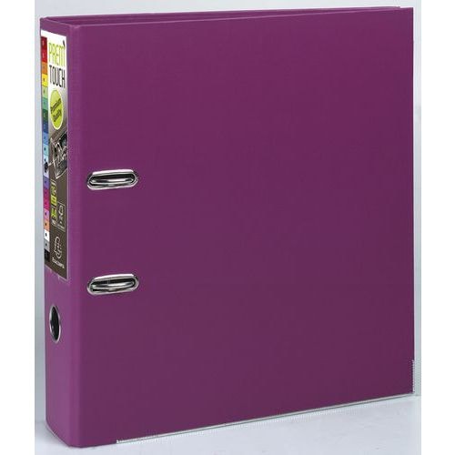 Lot de 10 Classeur à levier Prem'Touch - Dos 80mm - A4 maxi Fuchsia - Image principale