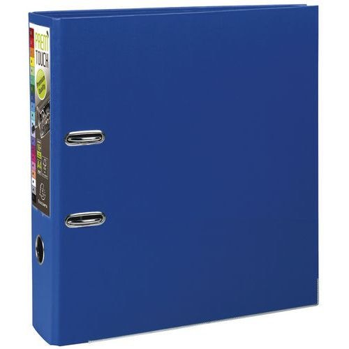 Lot de 10 Classeur à levier Prem'Touch - Dos 80mm - A4 maxi Bleu foncé - Image principale