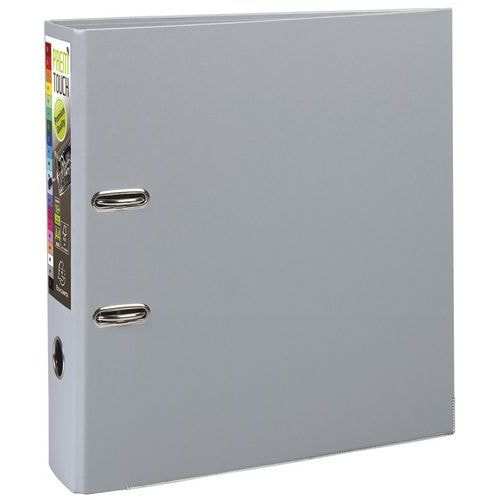 Lot de 10 Classeur à levier Prem'Touch - Dos 80mm - A4 maxi Gris foncé - Image principale