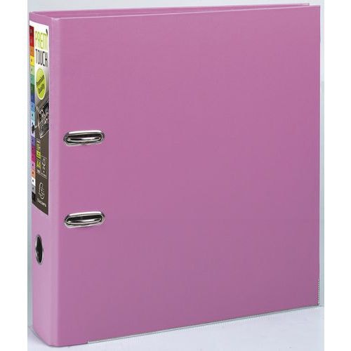 Lot de 10 Class. Prem'Touch int. et ext. en PP Dos 80mm A4 maxi Rose - Image principale