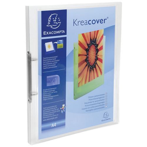 Lot de 25 Class. 2 ann. 15mm PP chromaline 5/10e Krea C. A4 Incolore - Image principale