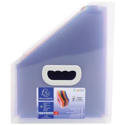 Lot de 4 Trieur Porte-revues à 12 compartiments Crystal - Image principale