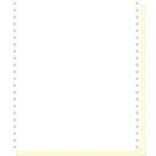 Feuilles listing autocop. blanc/jaune 240x11 2plis bande détachable - Image principale