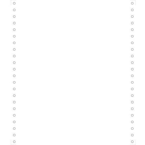 Feuilles listing blanc 240x11 1pli bandes détachables 70g - Image principale