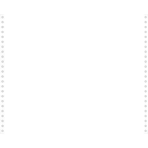 Feuilles listing blanc 380x12 1pli bandes détachables 70g - Image principale
