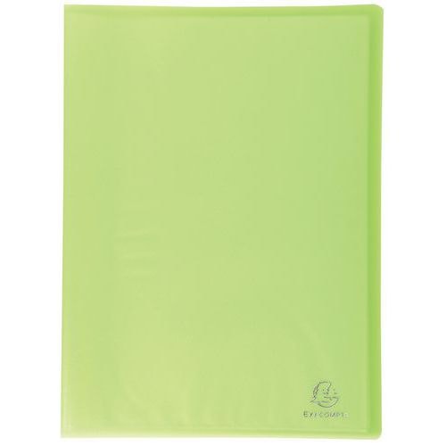 Lot de 12 Protège-doc. en PP semi rigide Chromaline 60 vues A4 vert - Image principale