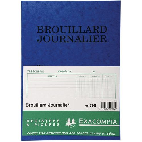 Lot de 10 Brouillard journalier 40 pages - Image principale
