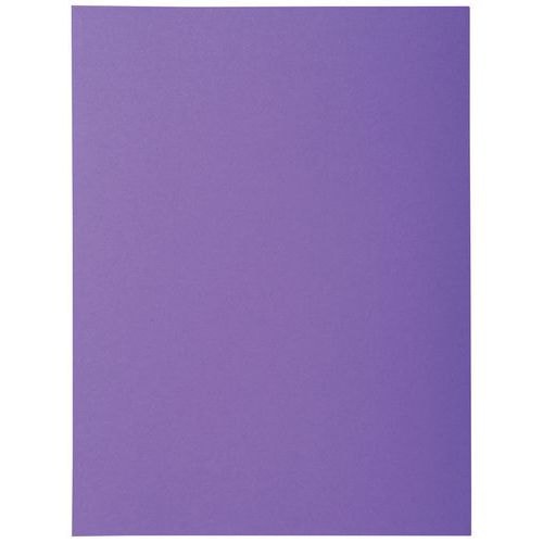 Lot de 5 paquets de 50 chemisess 1 rabat ROCK''S 210 - 24x32cm violine - Image principale
