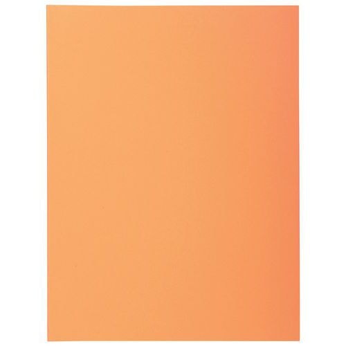 Lot de 5 paquets de 50 chemisess 2 rabats SUPER 210 - 24x32cm - orange - Image principale