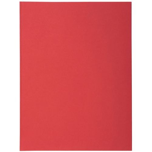 Lot de 5 paquets de 50 chemisess 2 rabats SUPER 210 - 24x32cm - rouge - Image principale