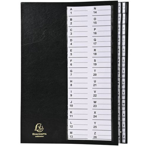 Trieur à onglets cavaliers 26 compartiments Alphanumériques - A4 - Image principale