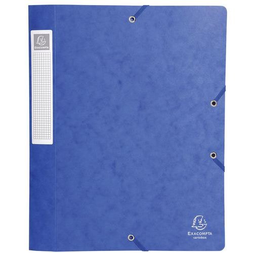 Lot de 25 Bte de class. Cartobox Dos 25mm cte lustrée A4 bleu - Image principale