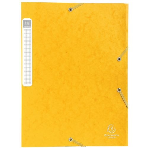 Lot de 25 Bte de class. Cartobox Dos 25mm cte lustrée A4 jaune - Image principale