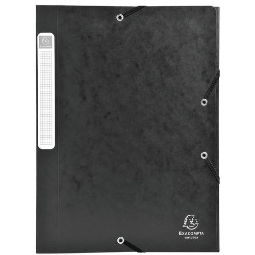Lot de 10 Bte de class. Cartobox Dos 40mm cte lustrée A4 noir - Image principale