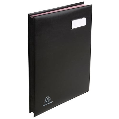 Parapheur couvert. expansé système fixapage 24 compart noir - Image principale