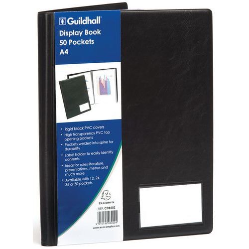 Lot de 2 Protège-documents premium PVC Goldline - A4 - Image principale