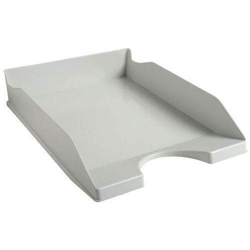 Lot de 10 Corbeille à courrier ECOTRAY Office grise - Image principale