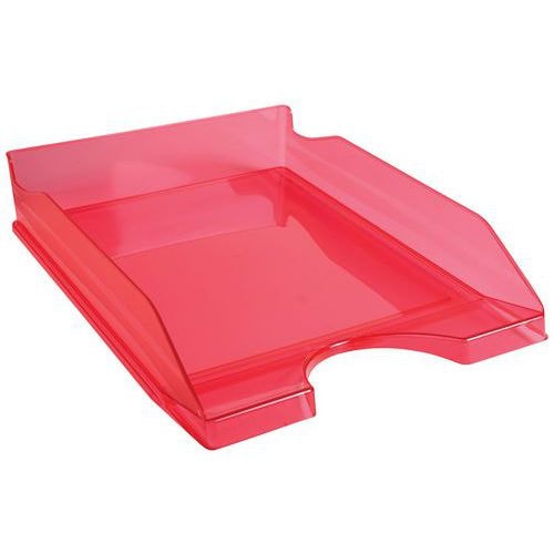Lot de 10 Corbeille à courrier ECOTRAY framboise - Image principale