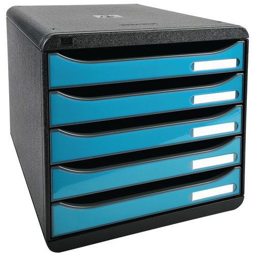 Big-box+ glossy noir/bleu turquoise glossy - Image principale