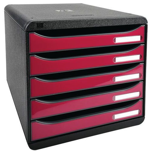 Big-box+ glossy noir/framboise glossy - Image principale