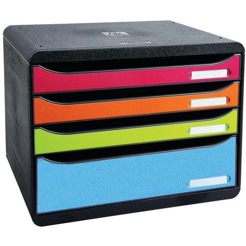 Big-box plus horizon maxi 4 tiroirs arlequin - Image principale