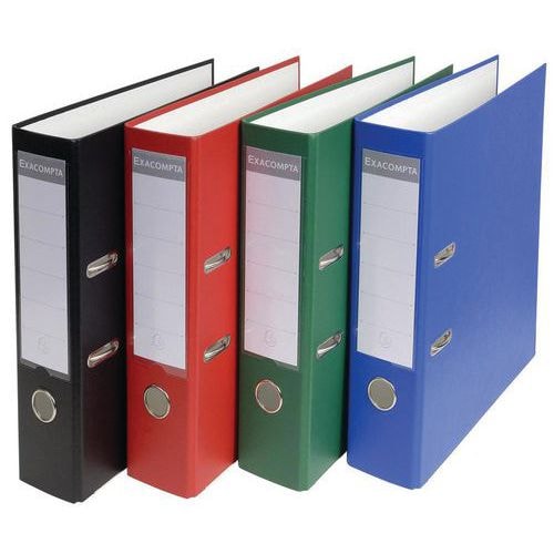 Lot de 20 Classeur à levier PP dos de 80mm - A4 - Couleurs assorties - Image principale