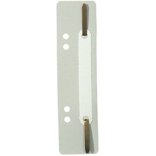 Lot de 250 Fixe-dossiers à lamelle polypropylène gris - Image principale