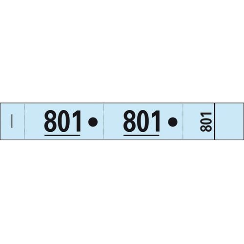 Lot de 20 Carnet 50 tickets vestiaires num 3 volets 20x3cm - Image principale