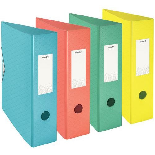 Lot de 5 Classeur à levier Esselte Colour'Ice Polyfoam, 75mm Assortis - Image principale