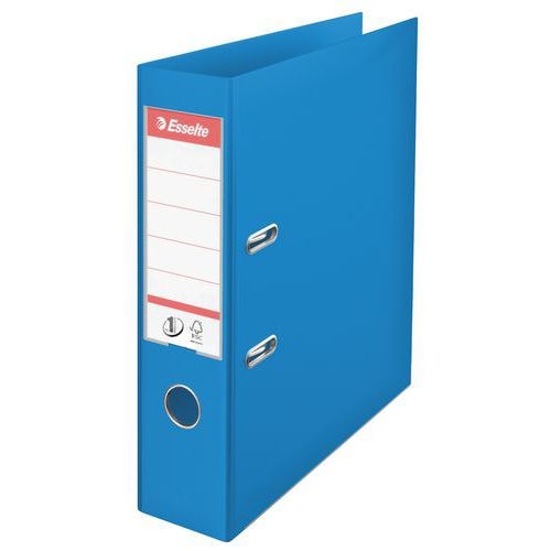 Lot de 10 Classeur à levier, 75 mm, A4, polypropylène VIVIDA bleu - Image principale