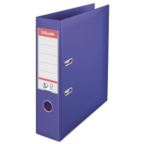 Lot de 10 Classeur à levier Esselte N°1 Power, 75 mm, A4, Violet - Image principale
