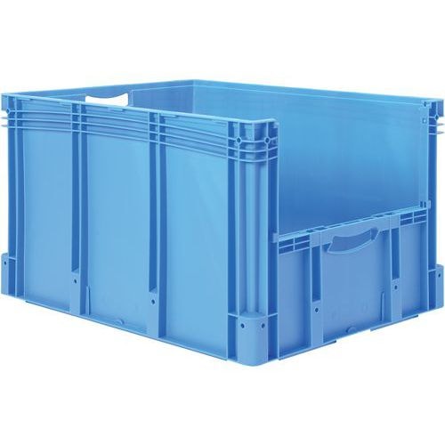 Bac 174L 1/2 Porte Fond+Parois Pleins Bleu 800X600X420mm - Image principale