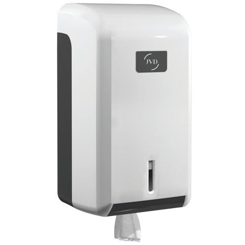 Distributeur essuie-mains à dévidage central Cleanline mini blanc - JVD - Image principale