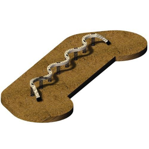 Le Serpent sur ressorts - vert - scellement direct - Image principale