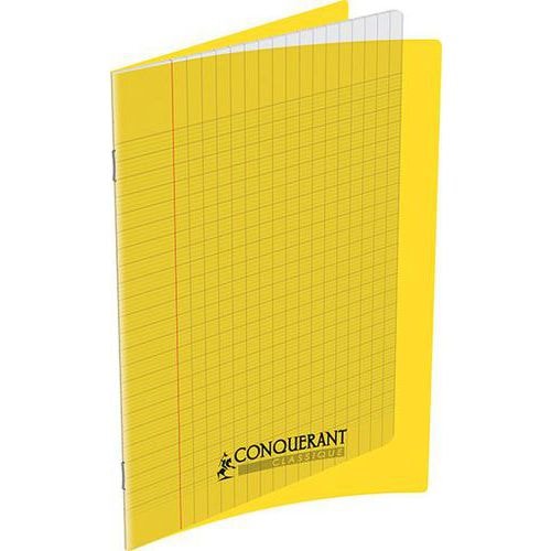 Cahier polypropylène 90g 60 pages seyes 17x22 cm  -  jaune - Image principale