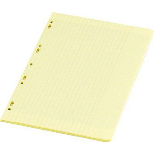 Feuillet recharge classeurs 100 pages A4 seyes 80g  - Jaune (Etui de 50) - Image principale