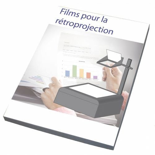 Film polyester pour rétroprojection pour photocopieur A4 (Boite de 100) - Image principale
